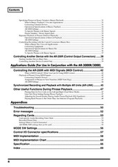 Roland AR-200 Audio Recorder OWNER&rsquo;S MANUAL