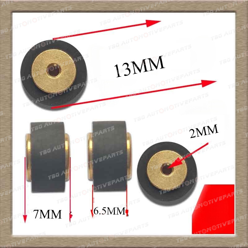 4PCS/set 13 * 7 *2.0、13 * 8 *2.0mm Copper Vintage Pinch Roller For SONY Technics