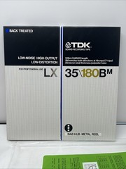 Rare Vintage TDK LX 35/180BM Reel to Reel Tape 10.5&Prime; Metal Reel NEW Read Descri