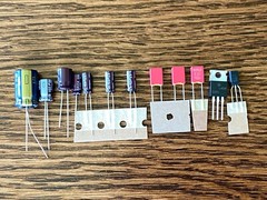 Pioneer PL-518 Speed Repair Kit Capacitors Turntable Recap Set (12 parts)