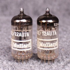 (2) MATCHED ANOS Mullard 12AU7/ECC82 Tubes ~ TEST STRONG @ 114%+!