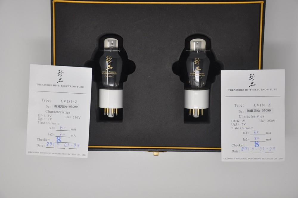 Shuguang Dongsheng CV181-Z 6SN7GT equivalent matched pair tube