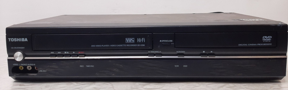 Toshiba SD-V296 4-Head Hi-Fi VCR /DVD Combo Player VHS Recorder