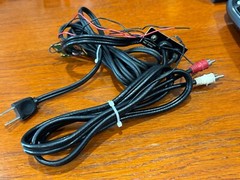 Aiwa AP-2200 Turntable Parts – 110v, RCA & Ground Leads w/ Circuit Board