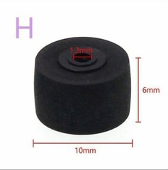 5PCS/LOT Audio Rubber/Bronze Hub Belt Pulley Pinch Roller for Sony Akai Pioneer