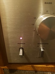Vintage Technics SU-7100, 35W Stereo Amplifier, 1978 For Parts Or Repair