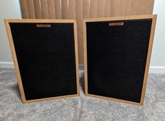 PAIR Klipsch Heresy HBR Speakers USA 1980 Plywood