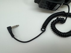 Vintage Ever Ready HS 77 Headphones 600 Ohm Mono 1/4&Prime; Jack Coiled Cord Taiwan