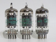 Sylvania Electronic Tubes JG 5814A / 34167 ~ 2 Tested Good 1 Tested Bad