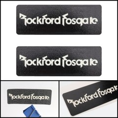 Rockford Fosgate Premium Speaker logo badge Sticker Decal waterproof 90mmX32mm