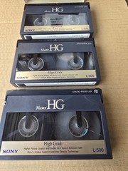 Sony Betamax « blank » Tapes « 1993 F1 Grand Prix GERMANY HUNGARY BELGIUM » « blanks »