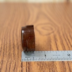 Midcentury Original generic Plastic Radio Knob 1940s-50s 1/4” Splined Shaft