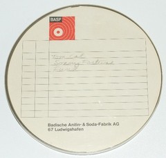 VINTAGE BASF 7&Prime; x 1/4&Prime; x 1800&prime; REEL TO REEL MAGNETIC TAPE MADE IN GERMANY