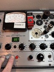 Nice RCA 7025 Tube Low Noise 12AX7 ECC83 Triplett Tested 12AX7A 6681 5751 L@@K!!