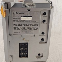 Vintage Emerson V-10 Portable Television from 1982 – AC/DC/Battery – 5&Prime;