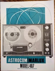 Astrocom/Marlux Model 407 Reel to Reel Manual, Original