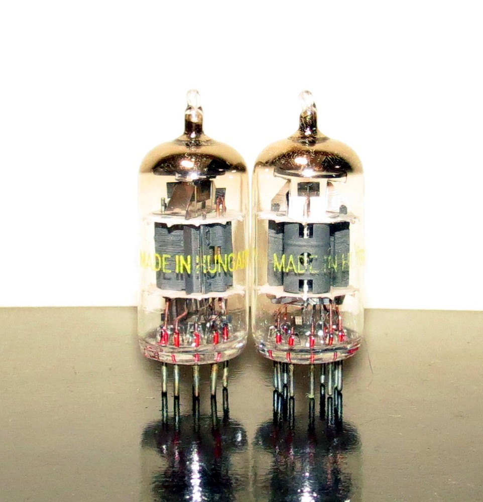 RARE Matched Pair (2) Tungsram NOS 6BL8/ECF80/6F1P/~7199 tubes – Hungary