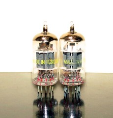 RARE Matched Pair (2) Tungsram NOS 6BL8/ECF80/6F1P/~7199 tubes – Hungary