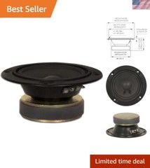 High-Performance 5&Prime; Goldwood Midrange Speaker, 120 Watts Max Output for Clarity