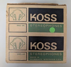 Vintage KOSS PRO-4A Stereophones UNTESTED