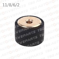 4PCS/set 13 * 7 *2.0、13 * 8 *2.0mm Copper Vintage Pinch Roller For SONY Technics