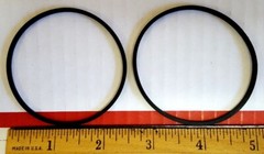 Square Belts 7.1 x .075 x .075&Prime;, 180.34 x 1.905 x 1.905 mm, Set of 2 pieces