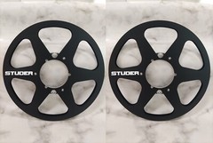One New red Aluminum STUDER 10.5 » tape reel for A80 A810 A820 tape recorder