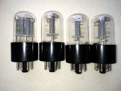 4x 6N9S = 6SL7, 1579, 6SU7 Double Triode Tube Reflector Soviet TESTED 1980&rsquo;s NEW