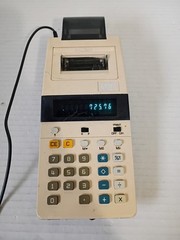 vintage CANON P5-D Printing Calculator with paper spool WORKS