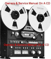 TASCAM 32 REEL TO REEL OWNERS & SERVICE MANUALS ON CD FREE SAME DAY SHIPPING