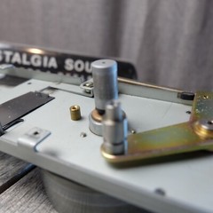 Tascam TSR-8 Reel to Reel – Transport Assembly w/ Flywheel Lift Pinch Roller Arm