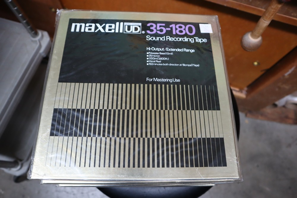 Maxell UD 35-180 Sound Recording Tape 3600 10.5in Reel to Reel NEW OLD STOCK