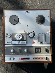 Akai X-1800SD Cross Field Reel to Reel 8-Track Recorder Parts Repair Untested