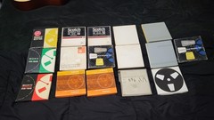 Lot of 16 Vintage Used 7&Prime; Reel to Reel Tapes Sony Scotch Basf etc. #216
