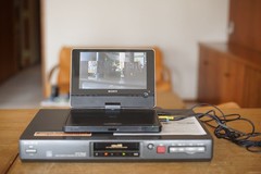 Sony EV-PR1 Hi8 Video8 Cassette Player Tested w/Remote AV CableFully Function