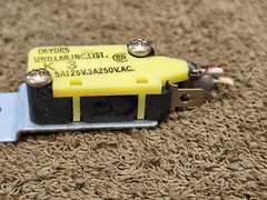 Akai GX-625 GX625 Reel To Reel Player Recorder Parts Switch 06Y0R5
