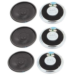 6pcs 2W 40mm Diameter 8 Ohm Internal Mini Magnet Speaker Loudspeaker