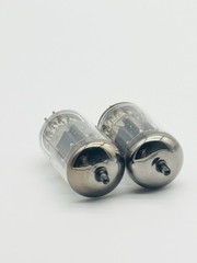 x2 Vintage PAIR Telefunken 12AU7 ECC82 Preamp Vacuum Tubes Diamond Bottom J6