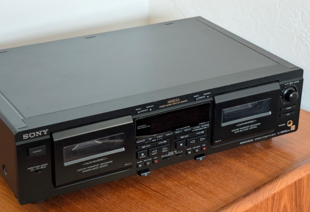 Sony Tc-WA8ESA Cassette Deck ES Elevated Standard (Parts or Repair)