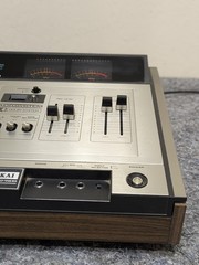 Vintage 70s AKAI GXC-75D Auto Reverse Audio Cassette Tape Player Recorder TESTED