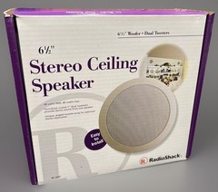 Vintage RADIO SHACK 6 1/2&Prime; Stereo Ceiling Speaker 40-4097 – NEW