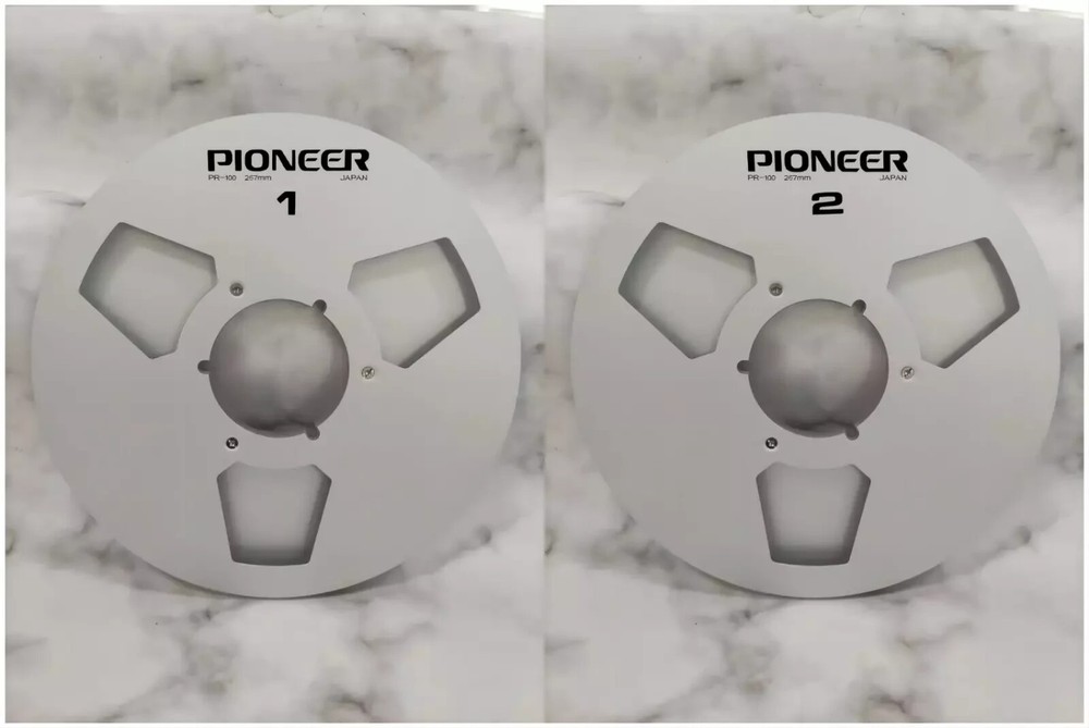 One Pair 10.5 » Silver Pioneer Tape reel High Quality Aluminum Take Up Reel