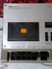 Aiwa Solid State Stereo Cassette Deck AD-1250 READ DESCRIPTION