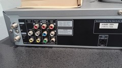 VHS VCR DVD Combo Sanyo DVW-7100A WORKING W/ AV Cords and Movies