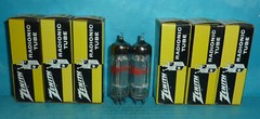 6 Zenith 6KS6/6BN6 Tubes Halo Getter NOS/NIB