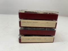 Set 4 Vtg Fidelipac Automatic Audio Tape Cartridges Master Cart Type AA 44&prime;