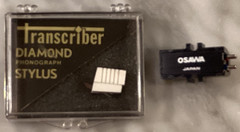 OSAWA OS-201 CARTRIDGE AND NEW AFTER MARKET OSAWA OS-201 STYLUS IN PLASTIC CASE