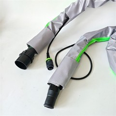 Vacuum Hose Safety Sleeves 3.5m Abrasion Resistant Nylon Cover Easy Installation