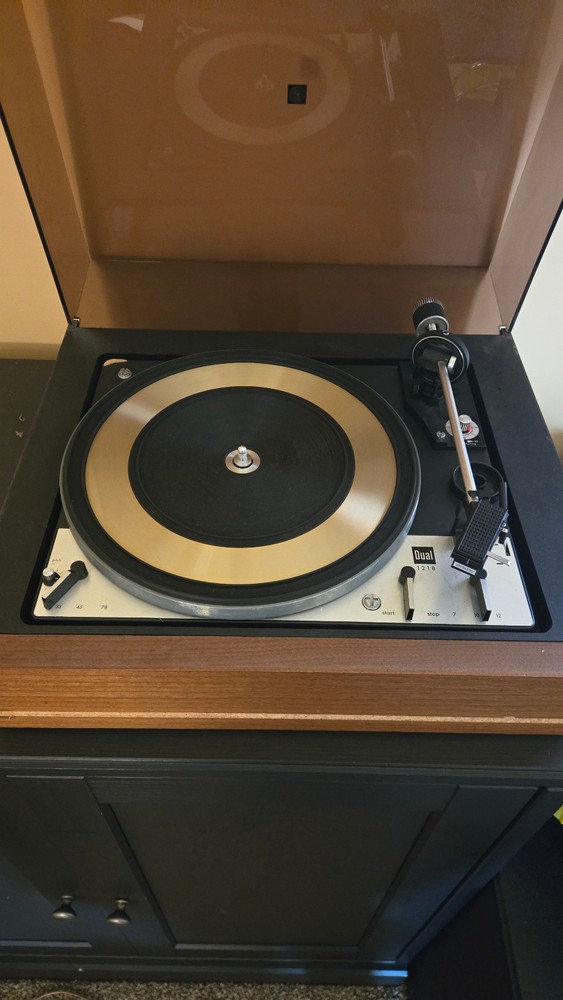DUAL 1218 Vintage Direct Drive Turntable TESTED, WORKING, AS-IS: See Description