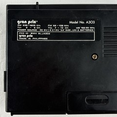 Gran Prix A303 AM FM TV1 TV2 WB Portable Radio Receiver Vintage WORKS